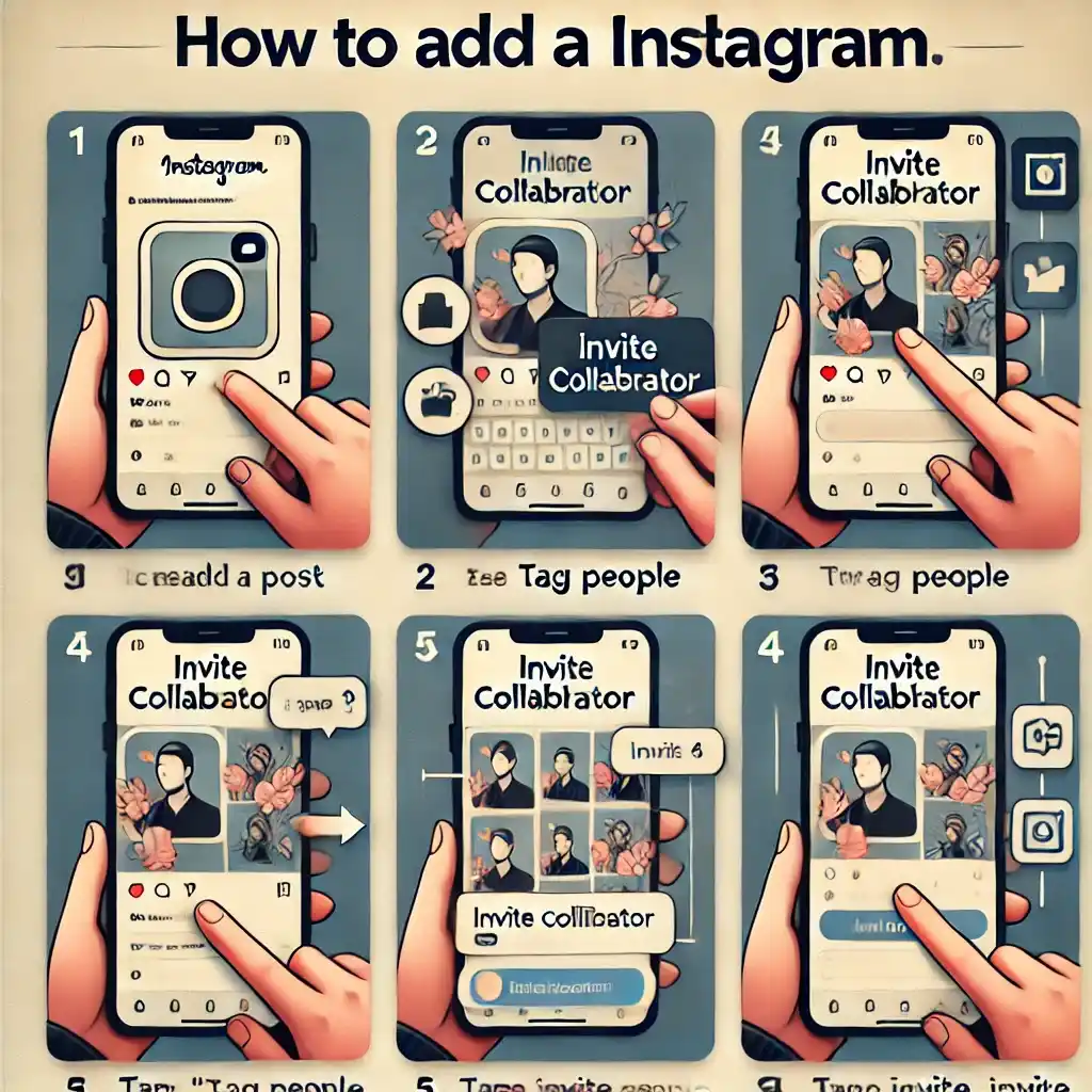 how to add collaborator on instagram